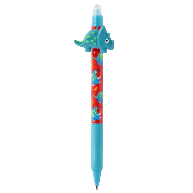 sarcia.eu Dinosaur Eraser Pen with Gel Ink Automatic Pen Blue