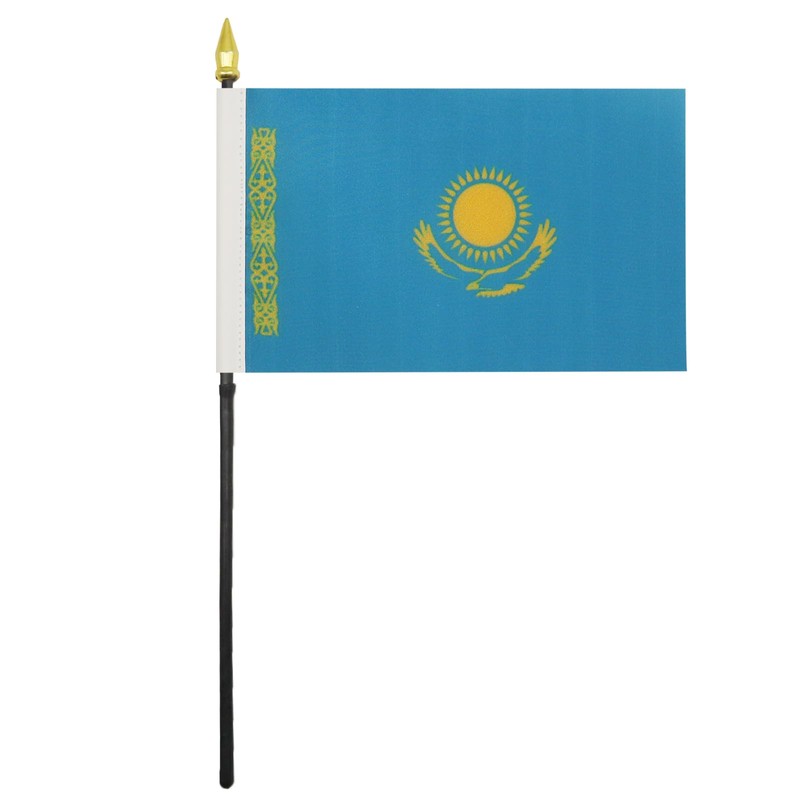 AZ FLAG - Kazakhstan Table Flag 4'' x 6'' -