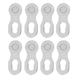 Health Gear, 4 Pairs Steel Bicycle 12 Speed Chain Missing Link 12 Speed Bicycle Connectors Bicycle Accessories Silver 4 Pairs Bickcly Accessories (Silver)