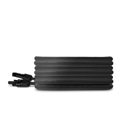 TEMCo 8 AWG/Gauge Solar Panel Extension Cable - Made in The USA (M/F Solar Connector Ends) 60 Feet Black (Variety of Lengths Available)