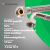 'Reinforced Hose 1/2 "x 1/2ÜM 90 ° Bend, DN13 Flexible