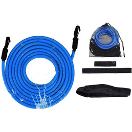 UieaMsio Newtic 4 m Pool Swimming Belt Pull Rope Swimming Belt Pool for Pool Adjustable Swimming Resistance Belt Swimming Training Belt for Adults and Children