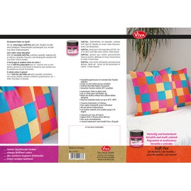 Viva Decor Soft Tex 45 ml Textile Paint with Extra Soft Grip – Blue