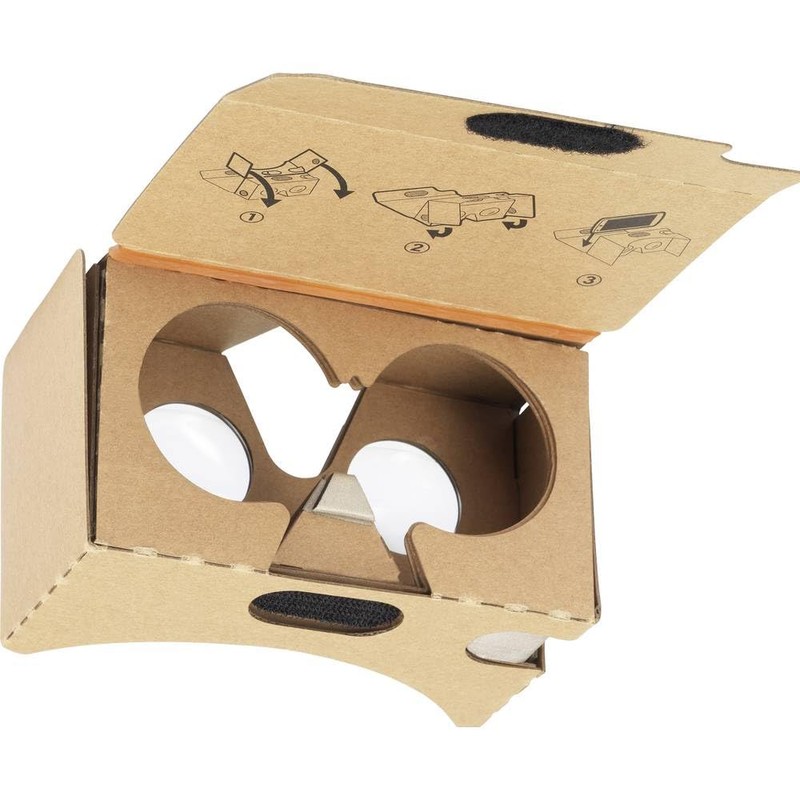 Renkforce Headmount Google 3D VR Virtual Reality glasses Brown