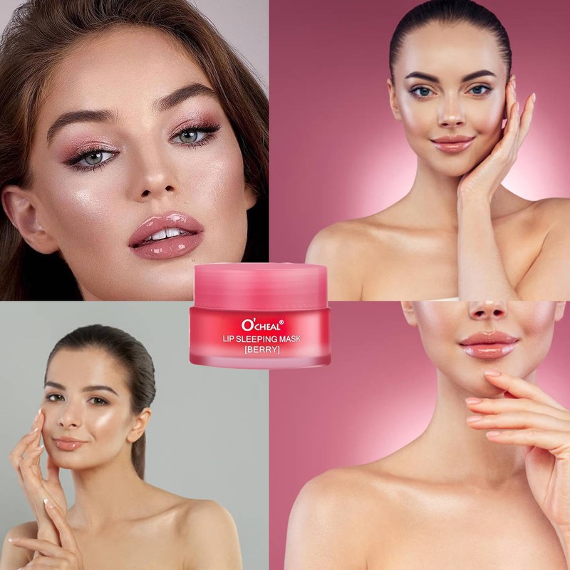 MEICOLY Nourish Hydrating Lip Sleeping Mask,Lip Mask Overnight,Intense Hydration Night
