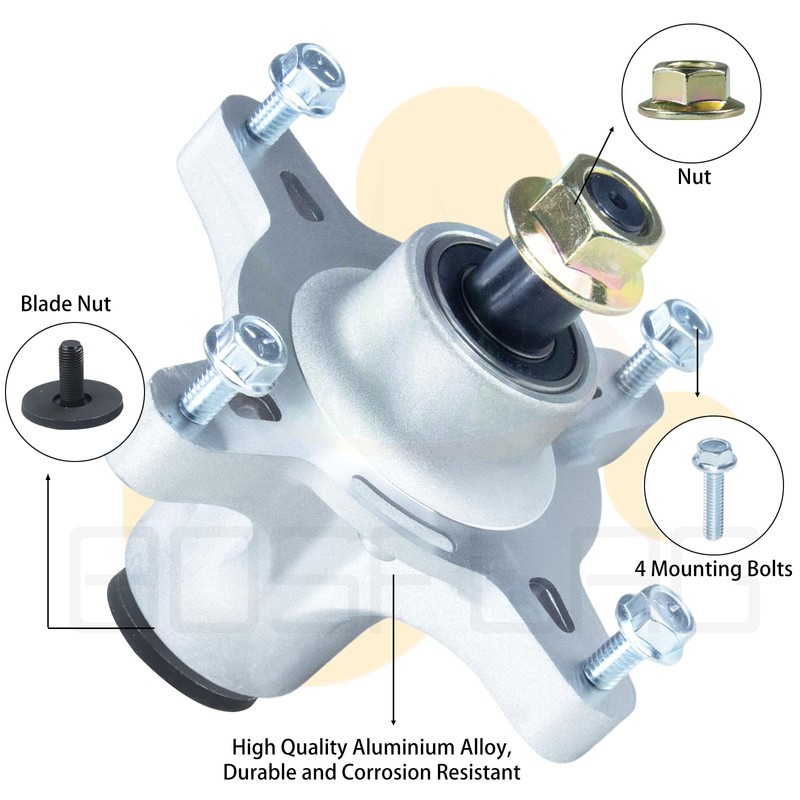 BOSFLAG 3 Pack 139-3214 Spindle Replace Toro 121-0751, 117-7439, 117-7267