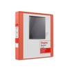 Staples 82648 Standard 1 1/2-Inch 3-Ring View Binder Orange (26442-Cc)