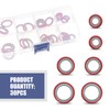 Sumjig 30 PCS Car Air Conditioning Compressor Repair Gaskets, Cooling