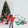 Christmas Party Ring Toss Game for Kids Adults,Inflatable Xmas Snowman