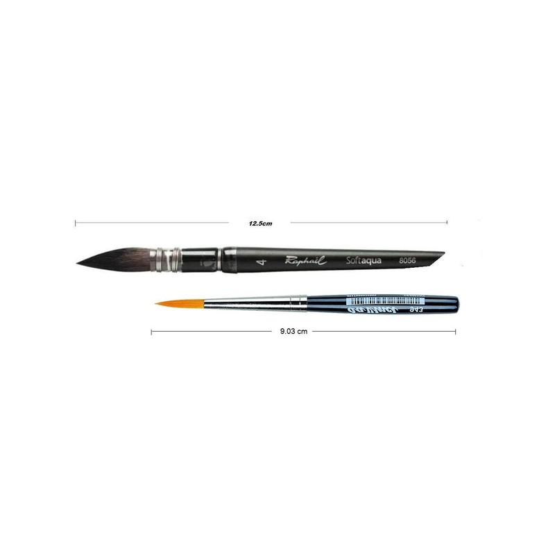 Raphael Softaqua Series 8056 No. 4 + Da Vinci XS