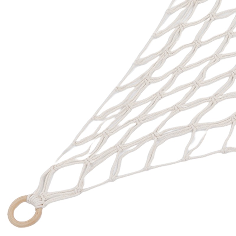 Storage Hammock Triangular Bohemian Style Cotton Rope Weaving Stuffed Animal