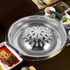 ABOOFAN Korean Bbq Grill Pan Stainless Steel Barbecue Stove Portable