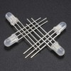 uxcell 20PCS 5mm 3-Pin Dual Bi-Color Diffused Common Cathode LED