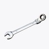 FLZOSPER 10mm Metric Flex-Head Gear Wrench,Box End Head 72-Tooth Ratcheting