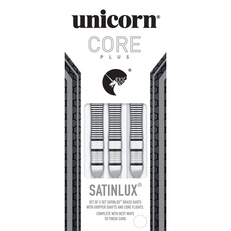 Unicorn Unisex Core Plus|Satinlux|Steel Tip Darts, Satinlux, 22 G EU