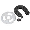 Wakects Front and Rear Sprocket T8F Motorcycle Front and Rear