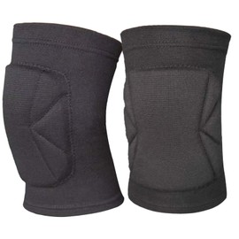 Men & Women Knee Pads for Wrestling - Breathable Knee Compression Sleeve for Exercise, Soccer, Paintball, Gym, Flooring, Gardening and Workout - Comfortable Fit Knee Protector for Worker, Black L