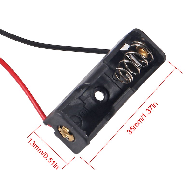 AEDIKO 10pcs A23 Battery Holder 23A Battery Holder with Wire