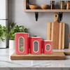 Home Basics 3 Piece Canister Set for the Kitchen Kitchen