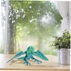 KOMBIUDA Printed Parrot Figurine Realistic Flexible Bird Model for Articulated