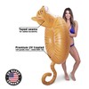 GoFloats Meowzers the Cat Party Tube Inflatable Raft, Float in