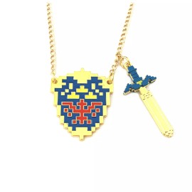 Gaming Legend of Zelda Shield Fashion Novelty Pendant Necklace Console Game Series