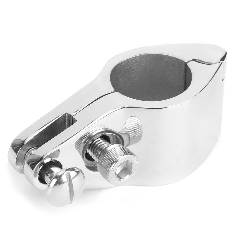 2Pcs Bimini Top Jaw Slide Clamp Steel Boat Hardware Fitting