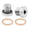 Hordion 2Pcs M14 x 1.5 Inner Hex Head Pipe Plug