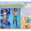 6 Pack Lightweight Thin Beach Towel Oversized 71"x32" Big Extra