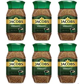 Jacobs Kronung Instant Coffee 100 Gram / 3.52 Ounce (Pack of 6)
