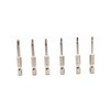 cSeao 6 Pcs Magnetic Triangle Head Screwdriver Bit Set, 1/4