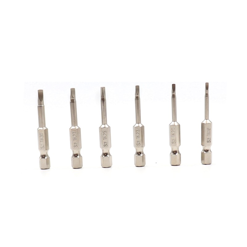 cSeao 6 Pcs Magnetic Triangle Head Screwdriver Bit Set, 1/4