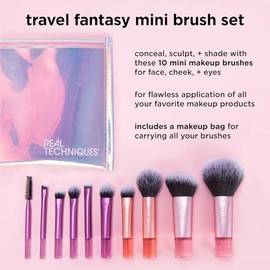 Travel Fantasy Mini Brush Kit by Real Techniques for Women - 11 Pc