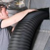 iPower Flexible 12 inch 25 Feet Aluminum Ducting 4 Layer