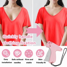 Bntyok Quick Clothing Fixer Speedy Tagging Gun for Clothes, Handheld Tag Attacher Gun with 1000 Pcs Barbs Fasteners for Retail Hang Price Fabric Garment Label