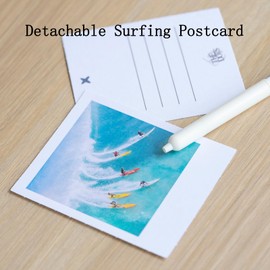 Giovahannah THEDOTS Series 15 Pack Assorted Surfboard Hanging Car Air Fresheners, 5 Unique Scents, Detachable Message Cards with Surfing Art, Long-lasting Scent, Gift for Car & Home