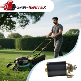 San-IgniteX 14T CCW Starter Motor for Briggs & Stratton Engines (14.5-18.5HP) - Direct Replacement for 593934/693551/LG693551 with OEM-Quality 14-Tooth Gear Design