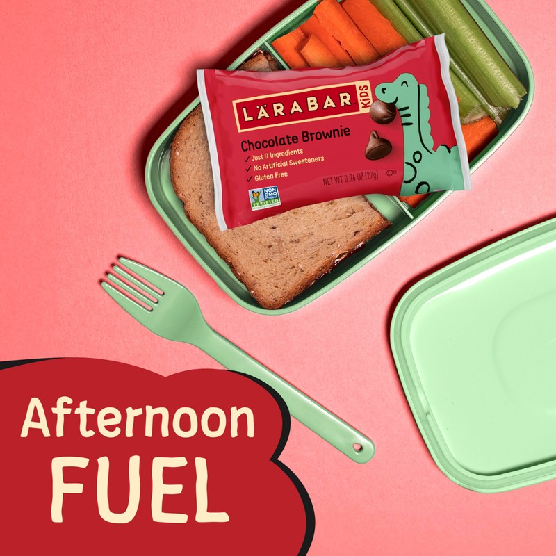 Larabar Kids Bakes Chocolate Brownie Gluten Free Bars, 5.76 oz,