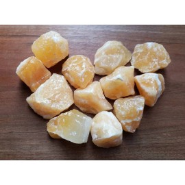 Orange Calcite, A Grade, 1.5-2 Inch Raw Piece, Creativity, Energy, Joy, Crystal