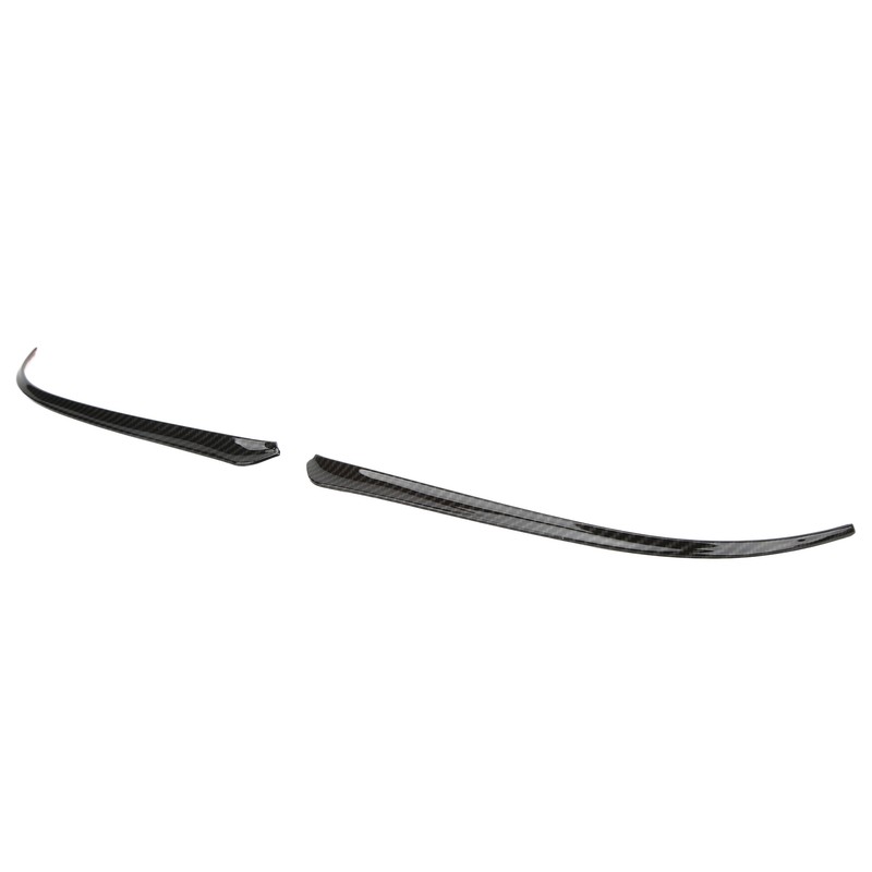 2pcs Side Rearview Mirror Trim ABS Carbon Fiber Color Wing