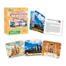 Menique. Juego de Memoria - Explora el Mundo. Hermosas fotografías de 50 países Diferentes.                                                           