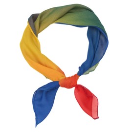 FAIRYGATE Chiffon Kopftuch für Frauen wie Seidensatin Schal zum Einwickeln der Haare in der Nacht Bandana Quadratischer Designer Schal zum Schlafen DA2719