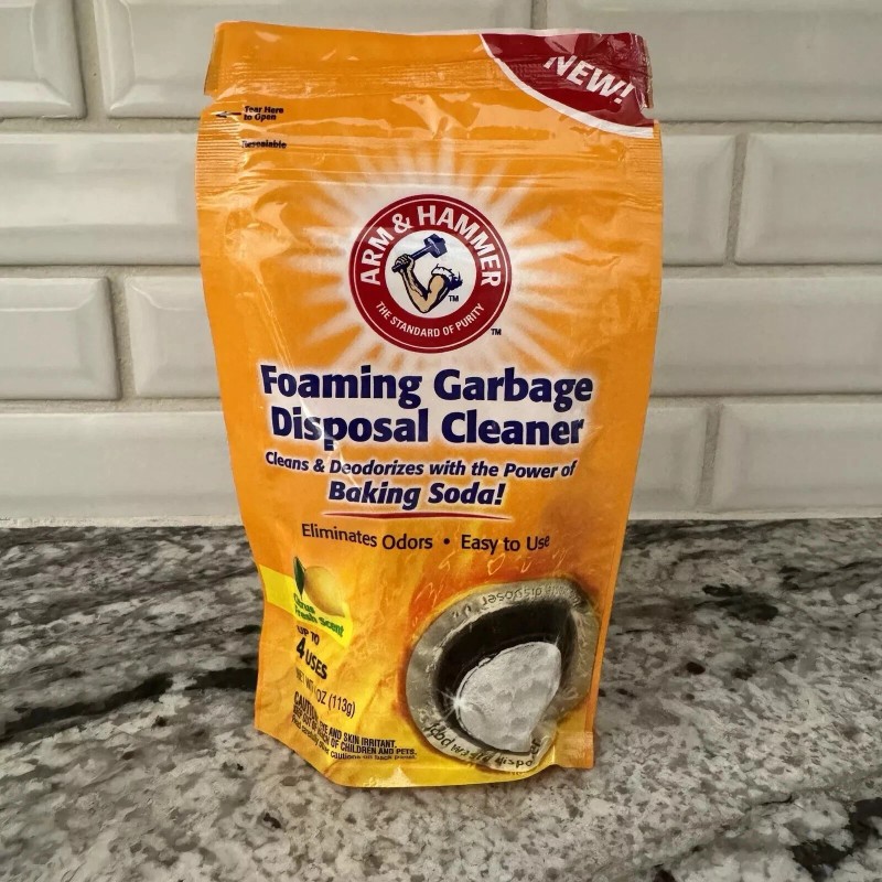 Arm Hammer Foaming Garbage Disposer Cleaner Odor Eliminator Citrus Scent