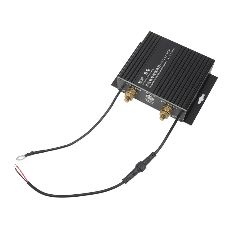 Dual Battery Isolator 150A 12V 24V LED Smart Flashing Voltage