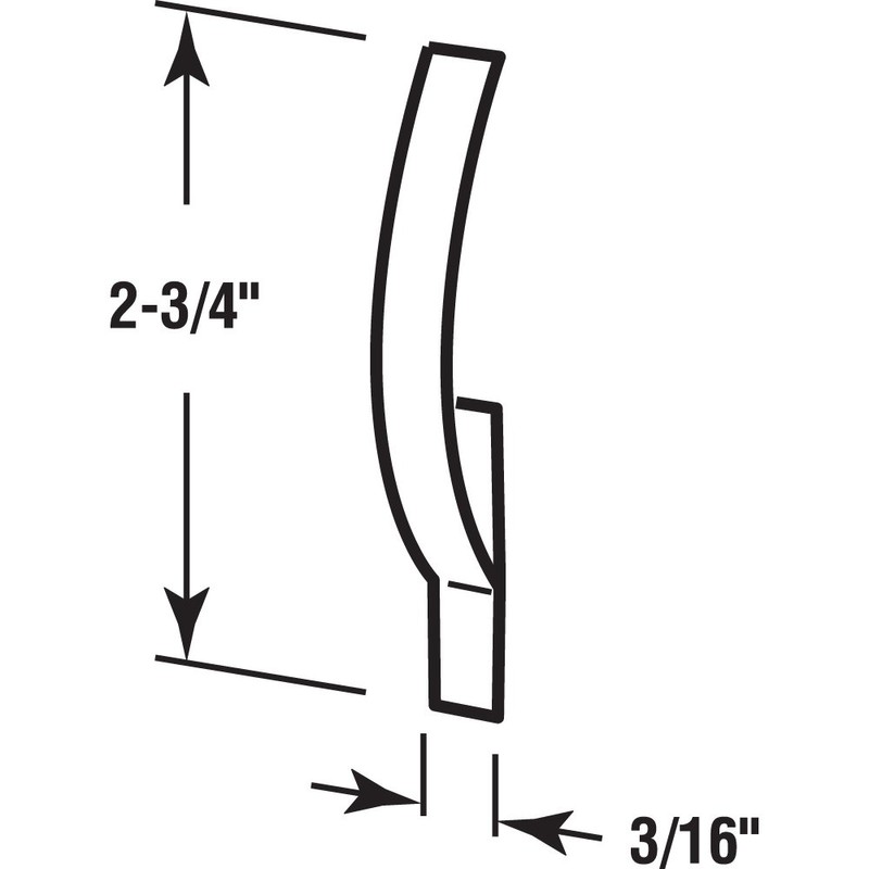 Prime-Line L 5794 Screen Tension Spring, 3/16 In., Center Mounted,