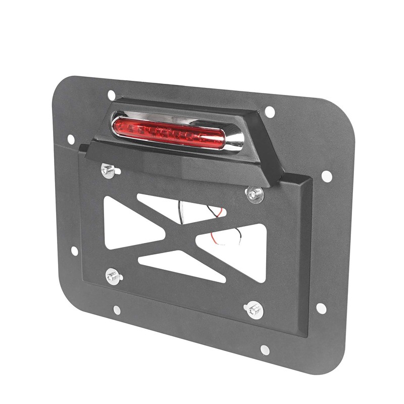 Hooke Road Wrangler Spare Tire Delete License Plate Relocation Kit