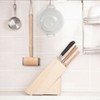 Meat Tenderizer Two Sides Meat Mallet with Wood Handle Heavy