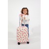 Itzy Ritzy Toddler Suitcase with Adjustable Handle, 360-Degree Spinner Wheels,