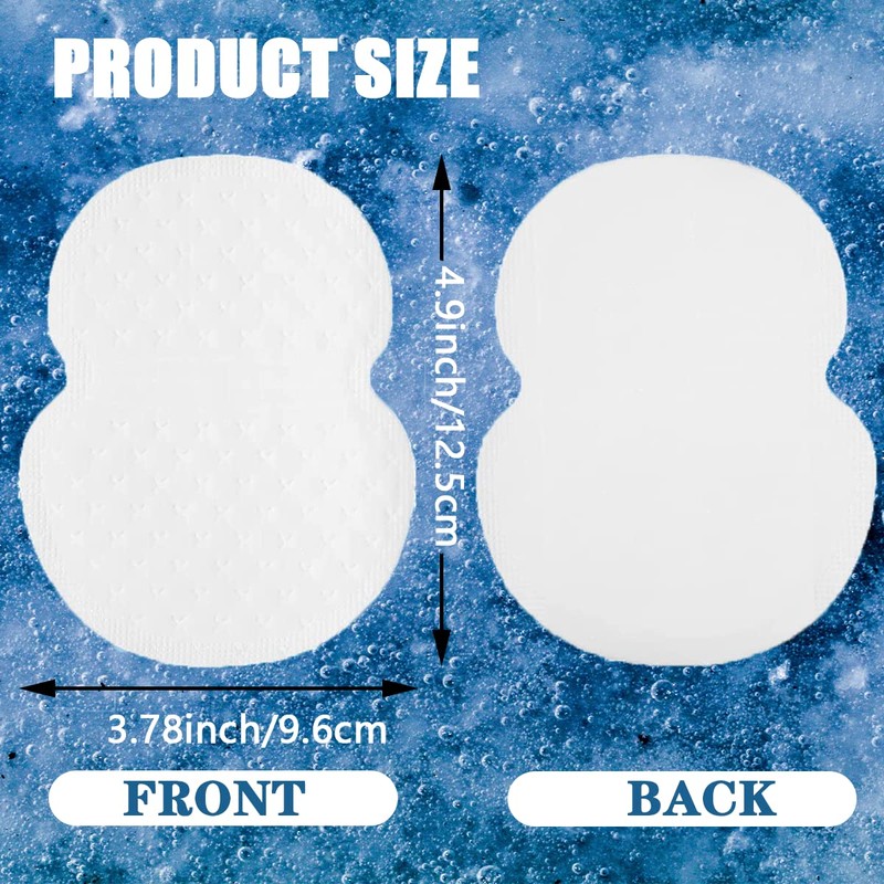 Armpit Sweat Pads, Non Visible Disposable Underarm Sweat Pads For