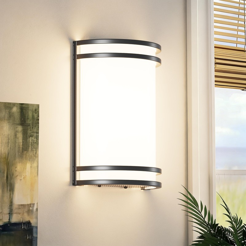 Aipsun Modern Wall Sconces Hardwired Indoor 15W LED Dimmable 3000K